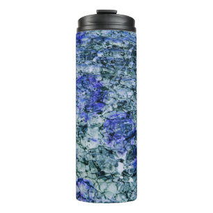 Digitale Kunst mit abstraktem Hintergrund Thermosbecher