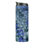 Digitale Kunst mit abstraktem Hintergrund Thermosbecher (Nach rechts gedreht)