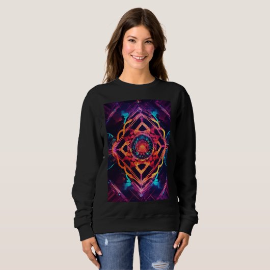 digitale Kunst Sweatshirt (Vorne ganz)