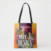 Digitale Kunst und Design Tasche (Vorderseite)