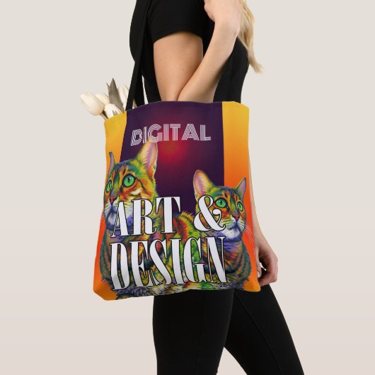 Digitale Kunst und Design Tasche (Von Nahem)