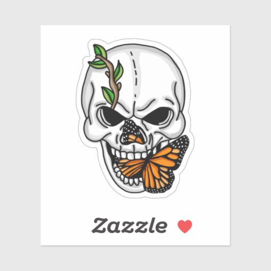 Digitale Kunst und Handschuhe Aufkleber (Blatt)