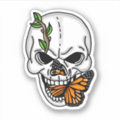 Digitale Kunst und Handschuhe Aufkleber (Vorderseite)