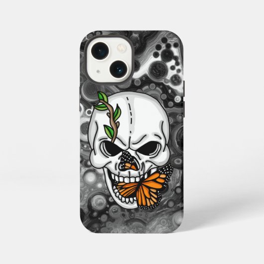 Digitale Kunst und Handschuhe iPhone Hülle (Rückseite)