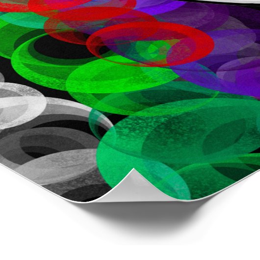 Digitale Kunst und Monarchie Poster (Ecke)