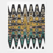 digitale Kunst Vögel Fleecedecke (Vorderseite)