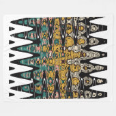 digitale Kunst Vögel Fleecedecke (Vorderseite (Horizontal))