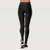digitale Kunst Vögel Leggings (Rückseite)