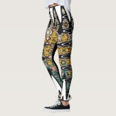 digitale Kunst Vögel Leggings (Links)