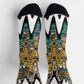 digitale Kunst Vögel Socken (Oben)