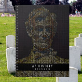 Digitale Kunst von Lincoln: Zurück zur Schule Notizblock