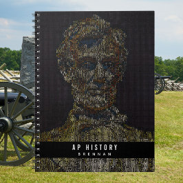 Digitale Kunst von Lincoln: Zurück zur Schule Notizblock