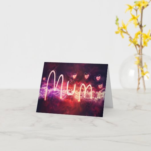 Digitale Kunst zum Muttertag Karte (Gelbe Blume)