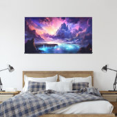 Digitale Kunstdarstellung Leinwanddruck (Insitu (Schlafzimmer))