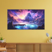 Digitale Kunstdarstellung Leinwanddruck (Insitu (Wohnzimmer))