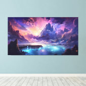 Digitale Kunstdarstellung Leinwanddruck (Insitu (Holzboden))