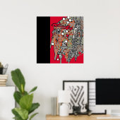 Digitale Kunstgalerie Poster (Heimbüro)