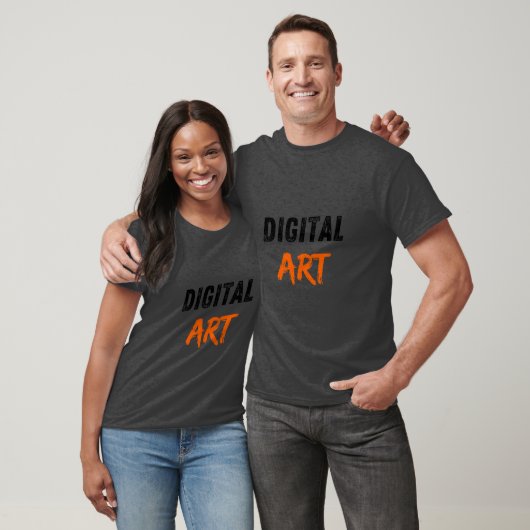 "Digitale Kunsttypografie T-Shirt (Unisex)