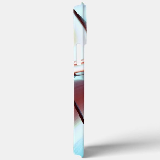 Digitale Lackvergrößerung mit Schwarzweiß Case-Mate iPhone Hülle (Rückseite / Rechts)