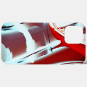 Digitale Lackvergrößerung mit Schwarzweiß Case-Mate iPhone Hülle (Rückseite (Horizontal))