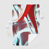 Digitale Lackvergrößerung mit Schwarzweiß Golfhandtuch (Insitu)