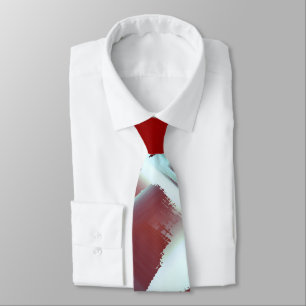 Digitale Lackvergrößerung mit Schwarzweiß Krawatte