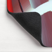 Digitale Lackvergrößerung mit Schwarzweiß Mousepad (Ecke)