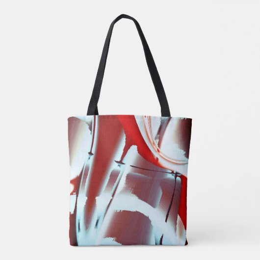 Digitale Lackvergrößerung mit Schwarzweiß Tasche (Rückseite)