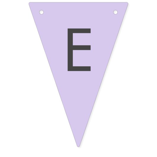 Digitale Lavendelfahnen Wimpelkette (Zweite Fahne)