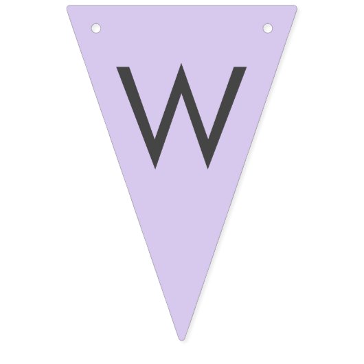 Digitale Lavendelfahnen Wimpelkette (Erste Fahne)