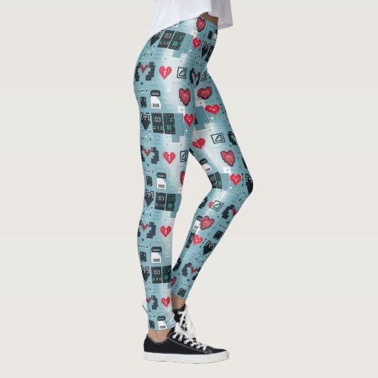 Digitale Liebe Leggings (Rechts)