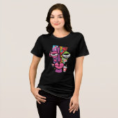 Digitale Liebesevolution Tri-Blend Shirt (Vorderseite voll)