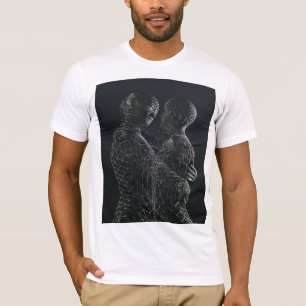 Digitale Liebesverbindung Grafik T-Shirt