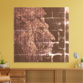 Digitale Löwendunkelheit ins Licht Leinwanddruck (Insitu (Wohnzimmer))