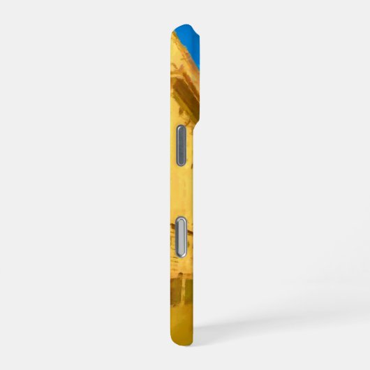 Digitale Malerei in Bukarest iPhone Hülle (Rechte Seite)