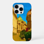 Digitale Malerei in Bukarest iPhone Hülle (Rückseite)