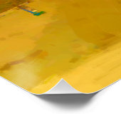 Digitale Malerei in Bukarest Poster (Ecke)