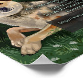 Digitale Malerei mit individuellem Portrait Poster (Ecke)