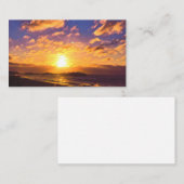 Digitale Malerei - Phantastischer Sonnenaufgang üb Visitenkarte (Vorne/Hinten)