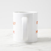 Digitale Malerei über den Klimawandel. Jumbo-Tasse (Rückseite)