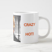 Digitale Malerei über den Klimawandel. Jumbo-Tasse (Rechts)