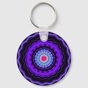 Digitale Mandalase Schlüsselanhänger