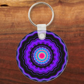 Digitale Mandalase Schlüsselanhänger (Vorderseite)