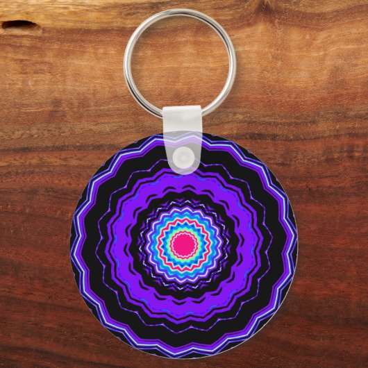 Digitale Mandalase Schlüsselanhänger (Vorderseite)