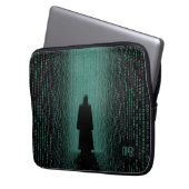 Digitale Matrix-Korridor-Cyber-Schatten Laptopschutzhülle (Vorderseite Links)