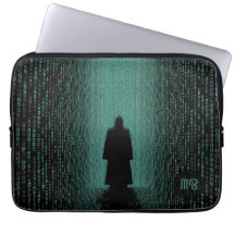 Digitale Matrix-Korridor-Cyber-Schatten