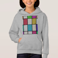 Digitale Mondrian-Stil-Grafikdesign-Abstraktion
