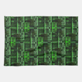 Digitale Montage von grünem Simulate-Granitmarmor Geschirrtuch (Horizontal)