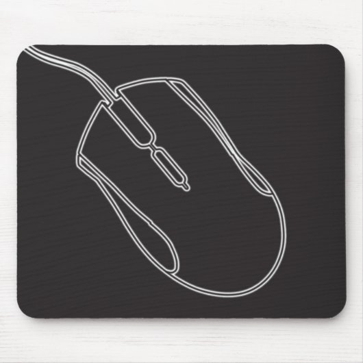 Digitale Mouse-Form auf der Maus Mousepad (Vorne)