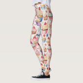 Digitale Muster für Creme und Cupcake Leggings (Links)